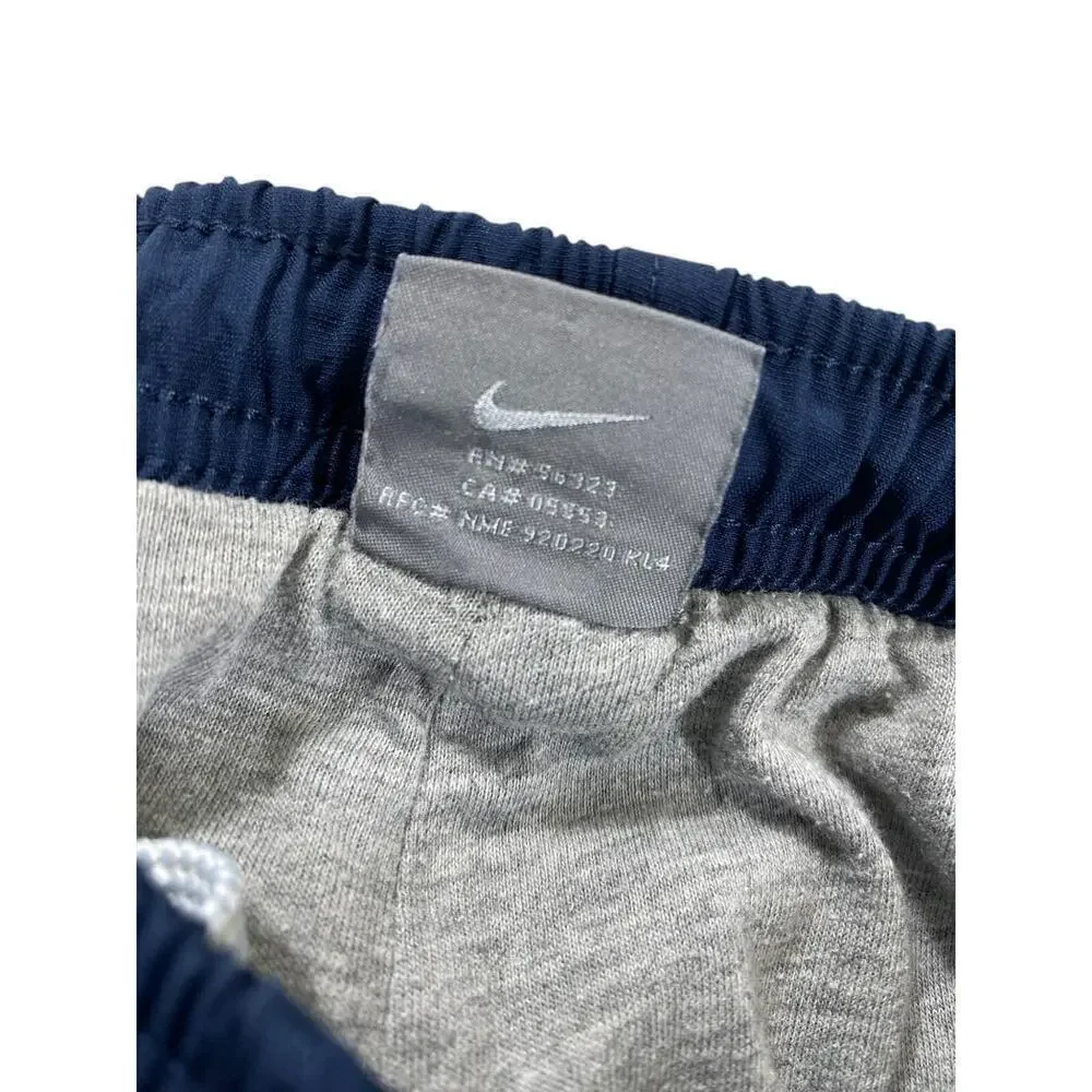 Nike Boys Blue & Gray Track Pants – Size Medium (10-12) – Y2K Vintage Style